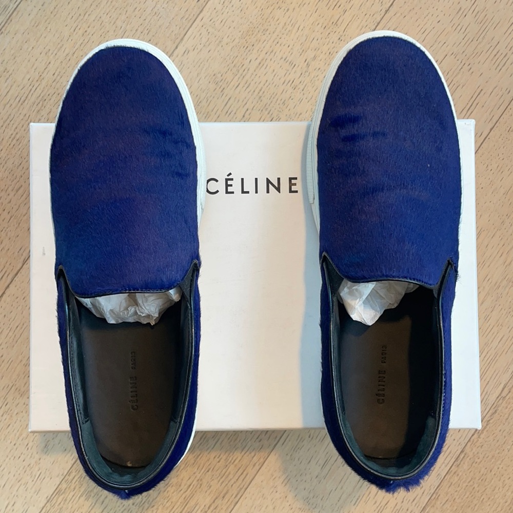 CELINE Slip-On Sneaker in Cobalt